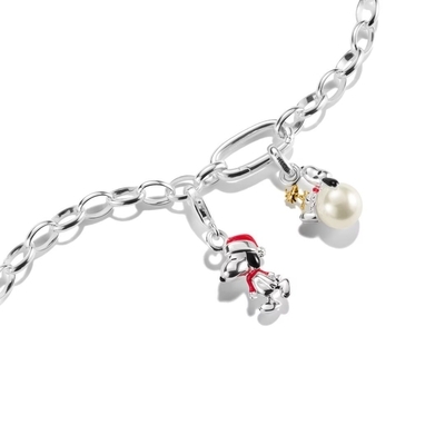 Thomas Sabo Charm Club Peanuts Snoopy Mikulás charm (2227-664-10)