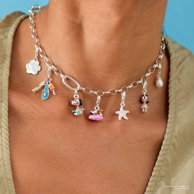 Thomas Sabo Charm Club Peanuts™ Snoopy és Woodstock úszógumiban charm (2244-427-7)