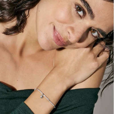 Nomination Petit Sparkle Tennis ezüst karkötő 19,5 cm (242302-001)