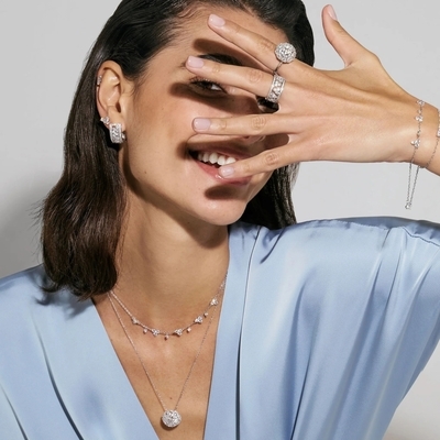 Nomination Life Bouquet ezüst gyűrű 51-57-es méret (242502-010)