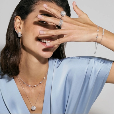 Nomination Life Bouquet ezüst női karkötő 19,5 cm (242504-010)