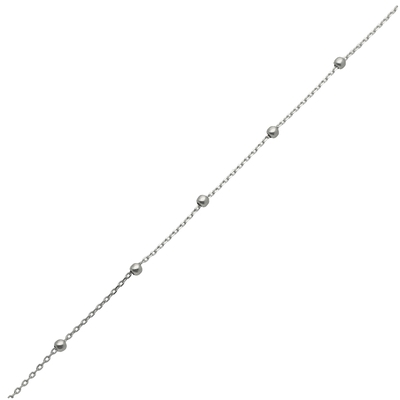 Fehér arany bokalánc 26 cm (249-FA02-FCAV)