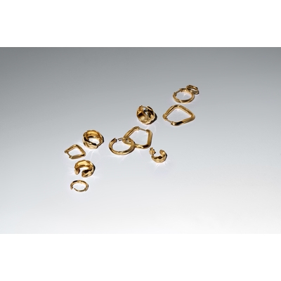 Pandora 14K aranyozott Csavart karika fülbevaló (263878C00)