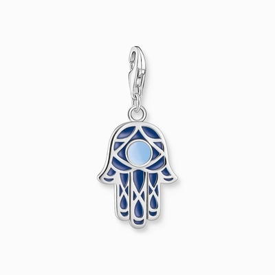 Thomas Sabo Charm Club kék Fatima keze charm (2020-007-1)