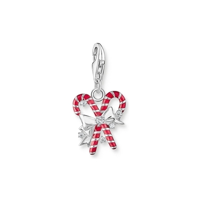 Thomas Sabo Charm Club Karácsonyi cukorpálca charm (2197-041-7)