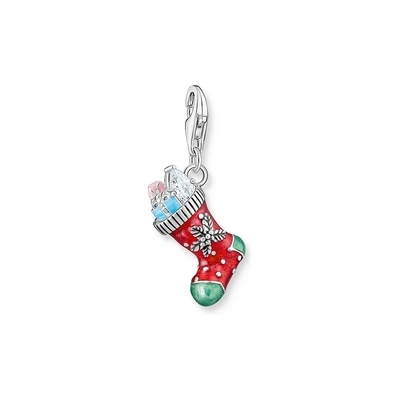 Thomas Sabo Charm Club Karácsonyi zokni charm (2199-691-7)