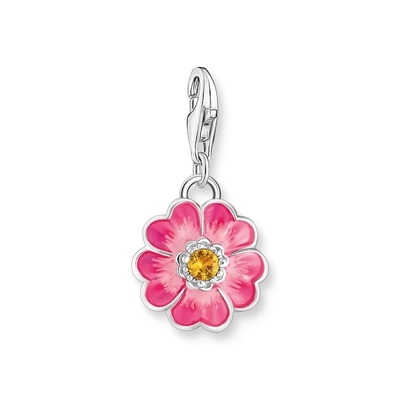 Thomas Sabo Charm Club rózsaszín virág charm (2208-496-7)