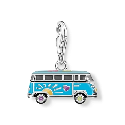 Thomas Sabo Charm Club Volkswagen kék hippi busz charm (2210-664-7)