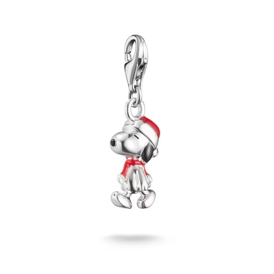 Thomas Sabo Charm Club Peanuts Snoopy Mikulás charm (2227-664-10)