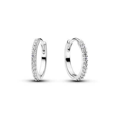 Pandora Csillogó mini karika fülbevaló (294649C01) Pandora Csillogó mini karika fülbevaló (294649C01)