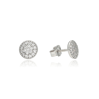 Fehér arany fülbevaló (301-8006-FR-F)