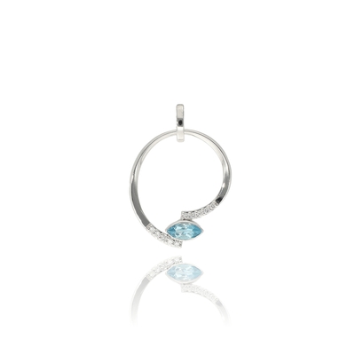 Fehér arany medál (31-25959-0-39-1)