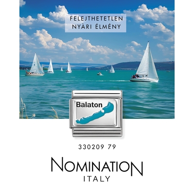 Nomination "Balaton" charm Limitált Kiadás (330209-79) Nomination "Balaton" charm Limitált Kiadás (330209-79)