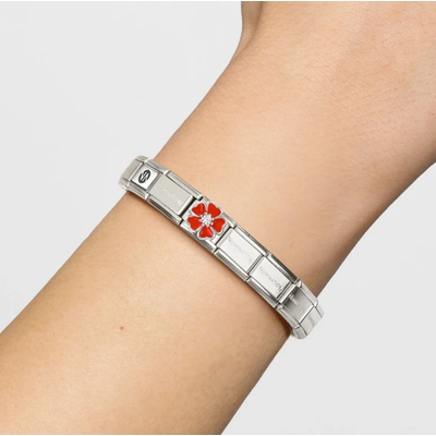 Nomination "Piros virág" charm (330321-20)