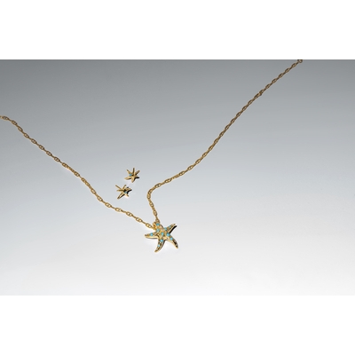 Pandora 14K aranyozott horgonyláncos nyaklánc (363899C00-55)