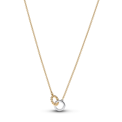 Pandora Kéttónusú Egymásba fonódó nyaklánc 45 cm (364825C01-45)