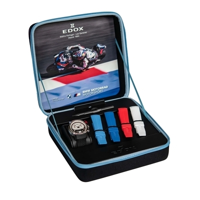 Edox Chronorally BMW Motorsport Limited Edition Titanium férfi óra (38003-TINR-CANBR)