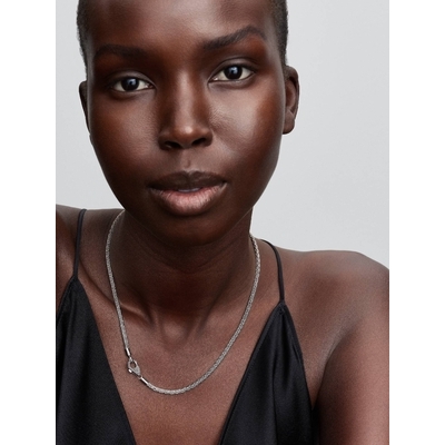 Pandora Pavé-zárós rókafarok lánc nyaklánc (394463C01-45)