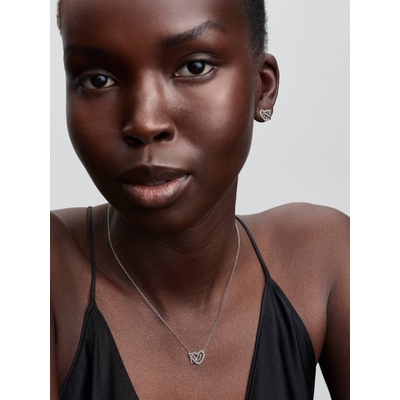 Pandora Összefonódó szív és pillangó medálos nyaklánc (394477C01-45)