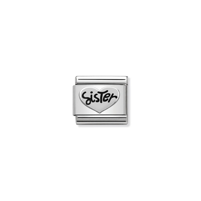 Nomination "Sister szív" charm (330101-11)