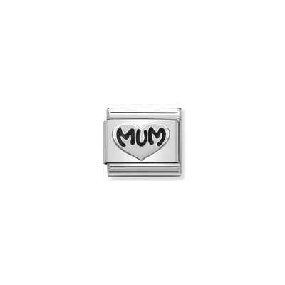 Nomination "Mum szív" charm (330101-12)