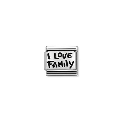 Nomination "I Love Family" charm (330102-34)