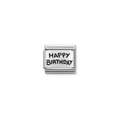 Nomination "Happy Birthday" charm (330102-41)