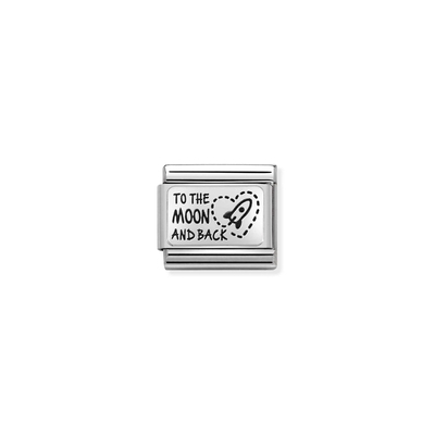 Nomination "A Holdig és vissza" charm (330111-39)