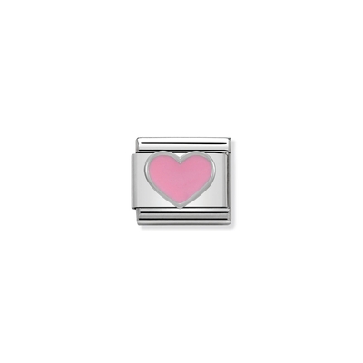 Nomination "Rózsaszín szív" charm (330202-18) Nomination "Rózsaszín szív" charm (330202-18)