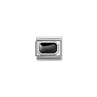 Nomination "Fekete nyolcszög" charm (330206-34)