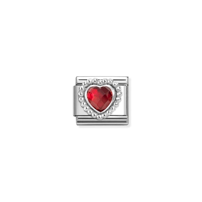 Nomination "Piros szív" charm (330606-005)