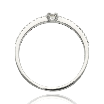 Fehér arany gyűrű 54-es méret (41-30637-0-10-1/54)