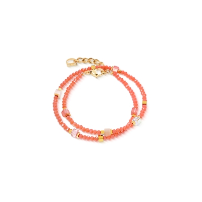 Coeur De Lion Joyful Colours Flex gold-orange karkötő (4460/30-0216)