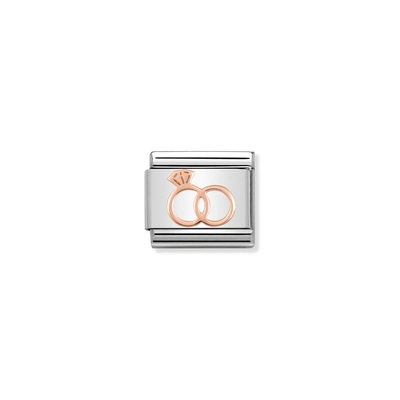 Nomination "Eljegyzési gyűrű" charm (430104-13)