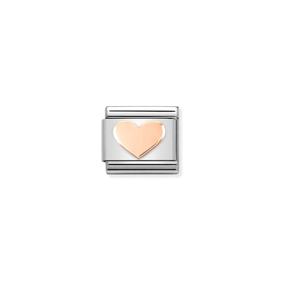 Nomination "9K Rosé szív" charm (430104-37)