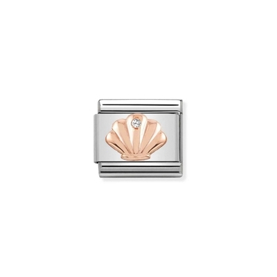 Nomination "Rosé kagyló" charm (430305-26)