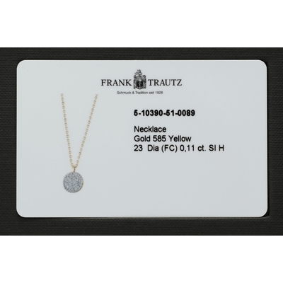 Frank Trautz arany nyakék (5-10390-51-0089)