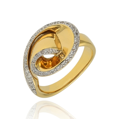 Arany gyűrű 54-es méret (50156X/1_2I)