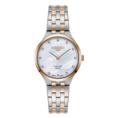 Roamer Slim Line Diamond női óra (512847498920_3I)