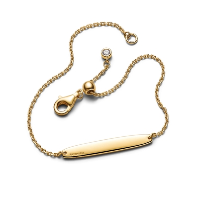 Pandora gravírozható karlánc cirkóniával 18 cm (564010C01-18)