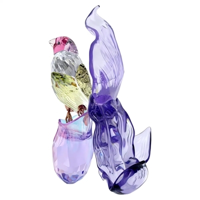 Swarovski Idyllia Gould-amandina és orchidea kristály dísz (5675211)