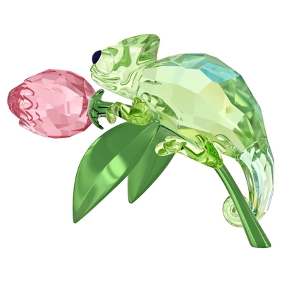 Swarovski Idyllia Kaméleon és tulipán kristály dísz (5719811)