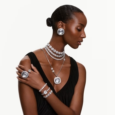 Swarovski Una Angelic klipszes fülbevaló (5751325)