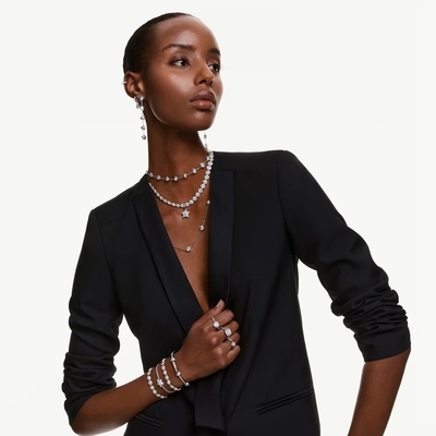 Swarovski Chroma forgatható csillag karperec L-es méret (5754180)