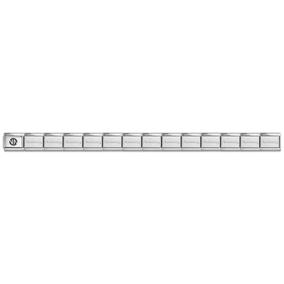 Nomination ezüst színű alap charm karkötő 14 darabos 12 cm-es (530300-SI)