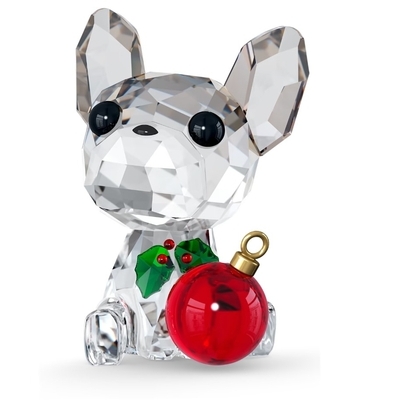 Swarovski Holiday Cheers Francia buldog kristály dísz (5625662)