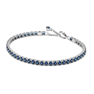 Pandora Szikrázó kék tennis karkötő 18 cm (591469C02-18)