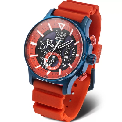 Vostok Europe Expedition “Polar Sunrise” Solar Power Chronograph férfi óra (595D734-SR)