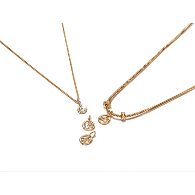 Pandora Szűz csillagjegy 14k aranyozott charm (762715C01)