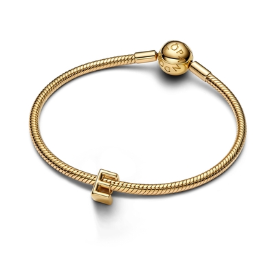 Pandora 14K aranyozott "E" betű charm (763951C00)